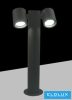 UNIVERSO Venkovní zahradní lampa 2xGU10 Max.35w IP44 antracitová 110x221x440mm 5 let