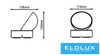 UNIVERSO Venkovní nástěnná lampa 12 W 720 lm CCT spínač 110 × 135 × 135 mm IP54 bílá 5 let