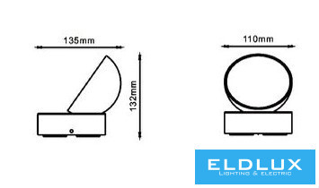 UNIVERSO Venkovní nástěnná lampa 12 W 720 lm CCT s přepínačem 110 × 135 × 135 mm IP54 šedá 5 let