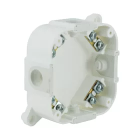   VP074-51 INSTALAČNÍ KRABICE + KONEKTORY 88X88MM IP 44 BÍLÁ