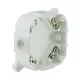 VP074-51 INSTALAČNÍ KRABICE + KONEKTORY 88X88MM IP 44 BÍLÁ