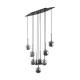 TK LIGHTING LUSTŘE ESTERA 6148 9XG9 ČERNÁ
