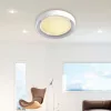ELDLUX MILKY stropní svítidlo 32W+15W WW+NW bílá/chrom