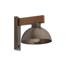 TK LIGHTING NÁSTĚNNÁ LAMPY OSLO 6279 1XE27 HNĚDÁ