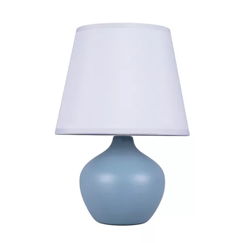 ELDLUX Modrá keramická stolní lampa E14
