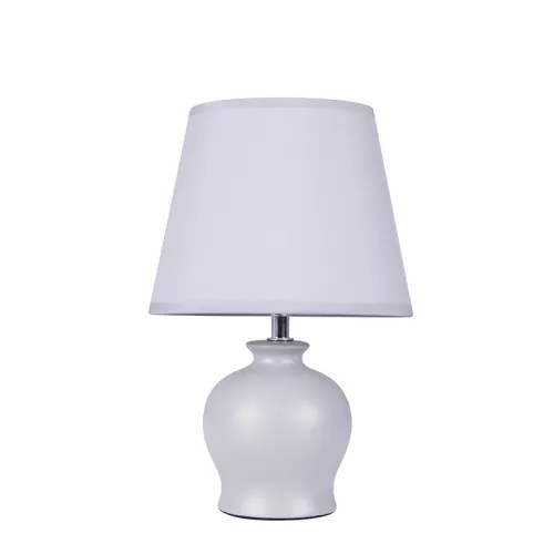 ELDLUX Šedá keramická stolní lampa E14