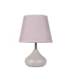 ELDLUX Šedá keramická stolní lampa E14