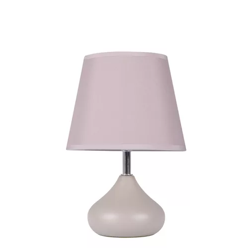 ELDLUX Šedá keramická stolní lampa E14