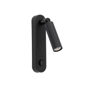TK LIGHTING NÁSTĚNNÁ LAMPY ENZO 6621 1XG9 ČERNÁ