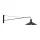 TK LIGHTING NÁSTĚNNÁ LAMPION JUMP 6638 1XE27 ČERNÁ