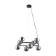 TK LIGHTING LUSTŘE ANABELLE 6844 8XG9 ČERNÁ