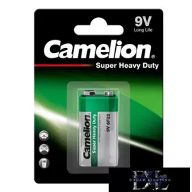   CAMELION SUPER HEAVY DUTY zinkochloridová baterie 6F22/9V-Block-BP1