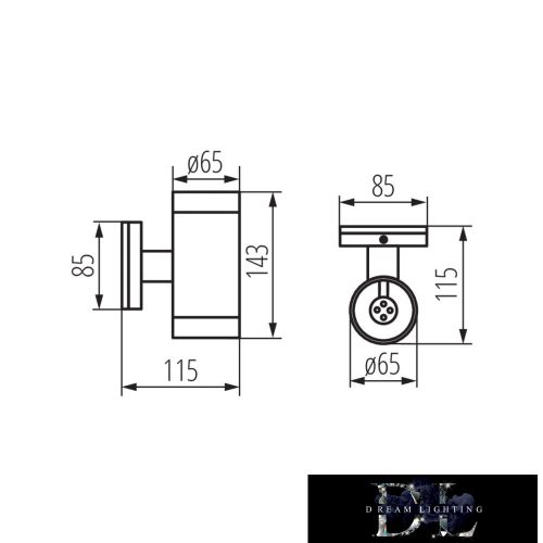 KANLUX BART EL-235 lampa GU10 