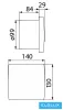 KANLUX EOL F100B-W ventilátor, konvenční