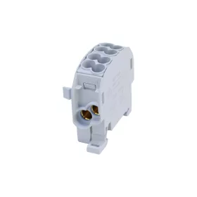 KONEKTOROVÝ BLOK PRO DIN LIŠTU 2X16MM2/2X25MM2, ŠEDÝ