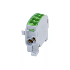 KONEKTOROVÝ BLOK PRO DIN LIŠTU 2X16MM2/2X25MM2, ZELENÝ