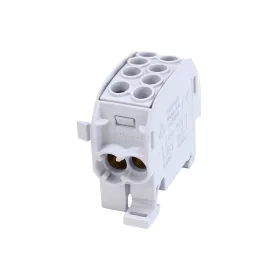 KONEKTOROVÝ BLOK PRO DIN LIŠTU 2X25MM2/2X35MM2, ŠEDÝ