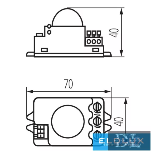 KANLUX ROLF MINI JQ-L detektor pohybu