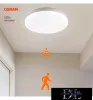 Stropní svítidlo OSRAM s mikrovlnným pohybovým senzorem 16W-24W CCT bílá