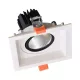 ČTVERCOVÝ LED POHYBLIVÝ SPOTLIGHT 30 W 230 V 4000 K BÍLÝ