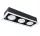 LED SPOTLIGHT QUAD312 12W 3XE27 2700K TMAVĚ ŠEDÁ