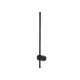 ASCOLI LED NÁSTĚNNÁ LAMPY 12W 4000K 600MM, ČERNÁ