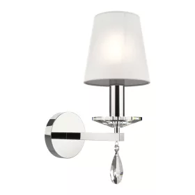BARBARA NÁSTĚNNÁ LAMPY 1XE14 BÍLÁ/CHROM