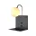 NÁSTĚNNÁ LAMPY BETTY 1XG9 S USB ČERNÁ