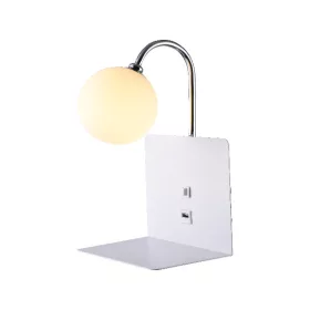 BETTY NÁSTĚNNÁ LAMPY 1XG9 S USB BÍLÁ