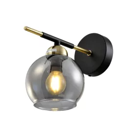 NÁSTĚNNÁ LAMPY BILL 1XE14 ČERNÁ/BRONZOVÁ