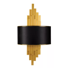BRETON NÁSTĚNNÁ LAMPION 2XE14 ZLATÁ/ČERNÁ