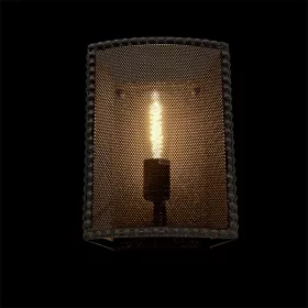 CARTER NÁSTĚNNÁ LAMPY 1XE27 ČERNÁ