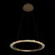 CORONA LED ZÁVĚSNÁ LÁMPY 34W 3000K 660MM, ZLATO, ZLATO