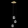 DIAMOND LED PENDANT 12W 3000K, ZLATO