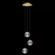 DIAMOND LED PENDANT 12W 3000K, ZLATO