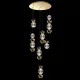 DIAMOND LED MEDÁL 28 W 3000 K, ZLATÝ