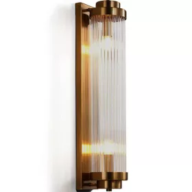HARRIS NÁSTĚNNÁ LAMPY 2XE14 MĚĎ/KRISTALY