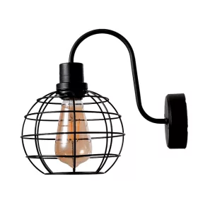 HOLLY NÁSTĚNNÁ LAMPY 1ХЕ27 ČERNÁ