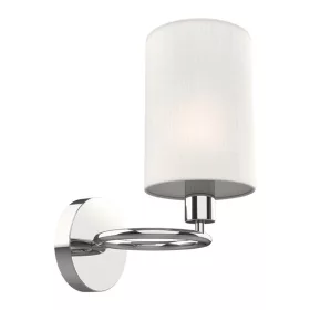 NÁSTĚNNÁ LAMPY LUKAS 1XE14 BÍLÁ/CHROMOVÁ