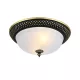 PETRA M STROPNÍ SVÍTIDLO 2XE27 380 mm ČERNÁ
