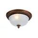 PETRA S STROPNÍ SVÍTIDLO 2XE27 320 mm BRONZOVÉ