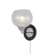 RENY NÁSTĚNNÁ LAMPION 1XE27 WENGE/CHROME