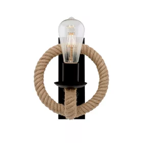 NÁSTĚNNÁ LAMPION ROPE 1XE27 ČERNÁ