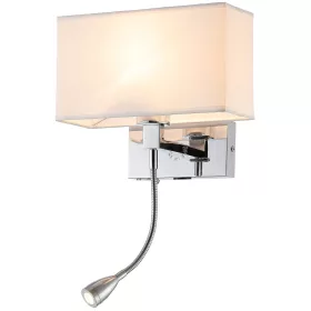 ROSA LED NÁSTĚNNÁ LAMPION 3W 4000K + 1XE27, CHROM