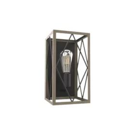 NÁSTĚNNÁ LAMPY VICTOR 1XE27 ČERNÁ/MAHAGON
