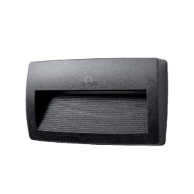 LORENZA 270 LED NÁSTĚNNÁ LAMPY 10,5 W CCT IP55 ČERNÁ