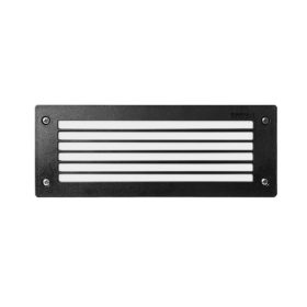 LETI 300GL NÁSTĚNNÁ LAMPY VESTAVĚNÁ 1XE27 IP66 ČERNÁ