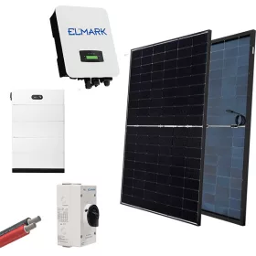 HYBR. Solární panelový systém 3P/10kW 430W PANELY BATT.