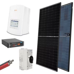 HYBRIDNÍ SOLÁRNÍ SYSTÉM 1P/3,6kW 580W PANELY BATT.
