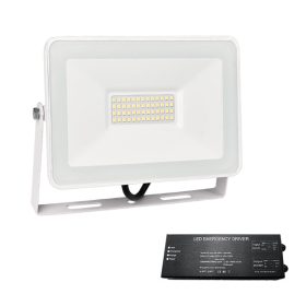   VEGA SLIM SMD LED REFLEKTOR 100 W 4000 K BÍLÝ + NOUZOVÁ SADA